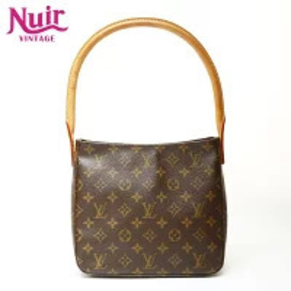 Louis Vuitton Monogram Looping Shoulder Bag Brown